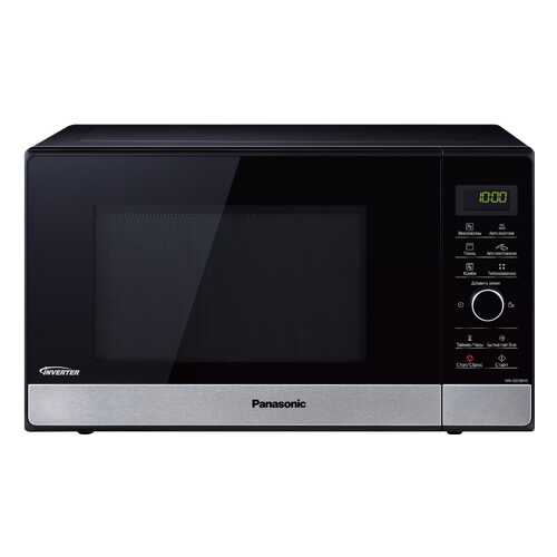 Микроволновая печь с грилем Panasonic NN-GD38HSZPE grey/black в Техношок