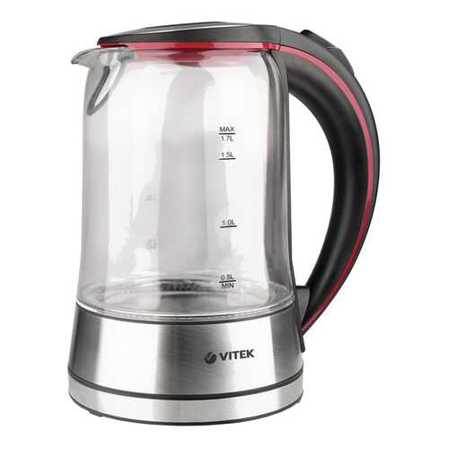 Чайник электрический Vitek VT-7009 TR Silver/Black в Техношок