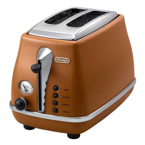 Тостер DeLonghi CTOV 2103 BW Коричневый в Техношок