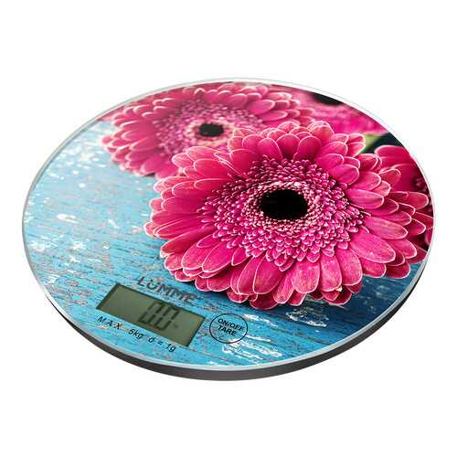 Весы кухонные LUMME LU-1341 Pink Gerbera в Техношок