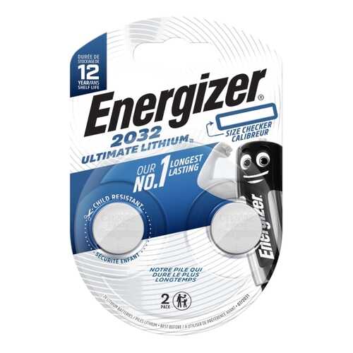 Батарея Energizer Ultimate Lithium CR2032 BP2 (E301319300) в Техношок