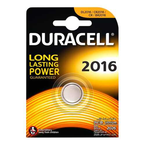 Батарейка Duracell 2016 1 шт в Техношок