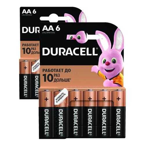 Батарейка Duracell Basic AA LR6 6шт в Техношок