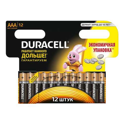 Батарейка Duracell LR03-12BL 12 шт в Техношок