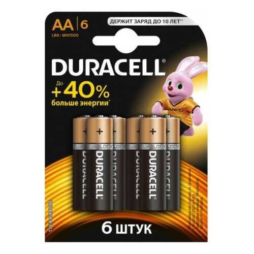 Батарейка Duracell LR6-6BL 6 шт в Техношок