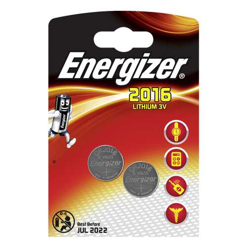 Батарейка Energizer CR2016 2 шт в Техношок