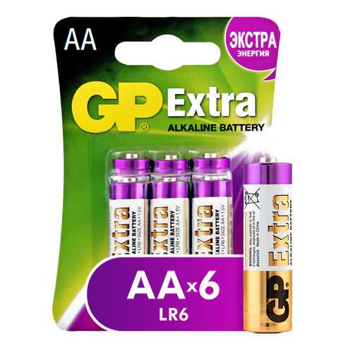 Батарейка GP Batteries Extra AA (15AX) 6 шт в Техношок