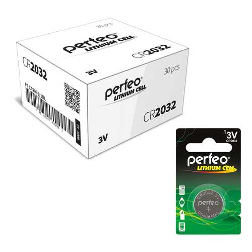 Батарейка Perfeo CR2032/1BL Lithium Cell 30 шт в Техношок