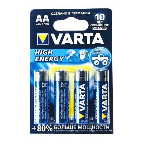 Батарейка VARTA High Energy/ Longlife Power AA(LR6) 4 шт в Техношок