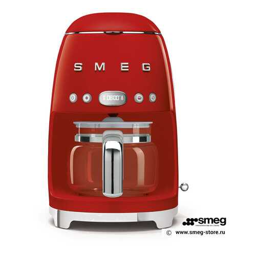 Кофеварка капельного типа Smeg DCF02RDEU Red в Техношок