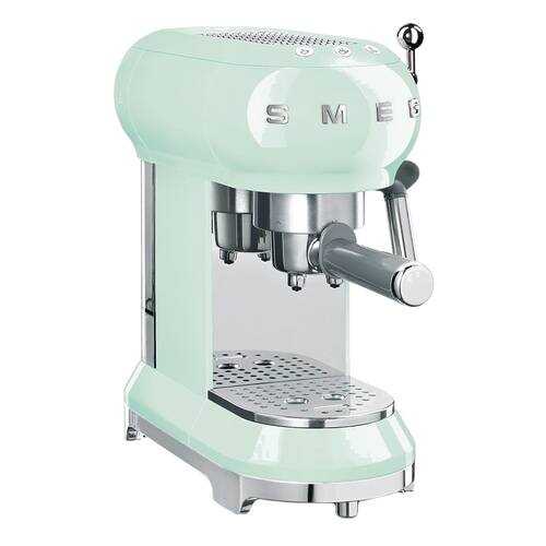 Кофеварка рожкового типа Smeg ECF01PGEU Green в Техношок