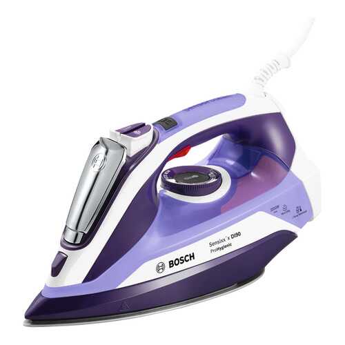 Утюг Bosch Sensixx'x DI90 ProHygienic TDI903231H White/Purple в Техношок