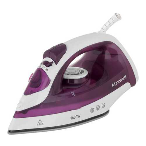 Утюг Maxwell MW-3041 VT White/Purple в Техношок