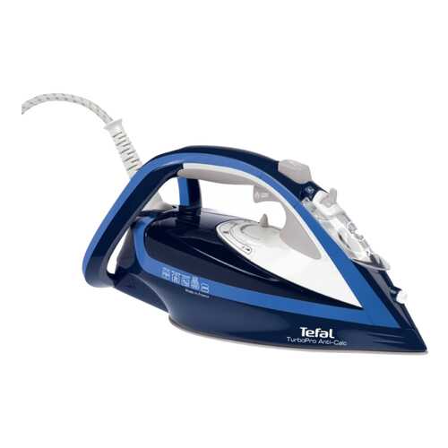 Утюг Tefal Turbo Pro FV5630E0 White/Blue в Техношок