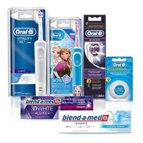 Электрическая зубная щетка Braun Oral-B Family Pack в Техношок