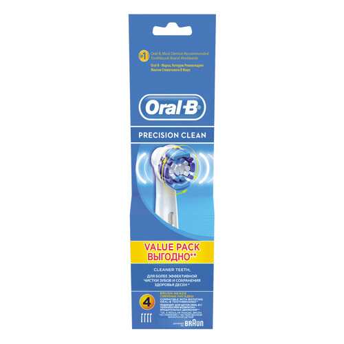 Насадка для зубной щетки Braun Oral-B EB-20 Precision Clean 4 шт в Техношок