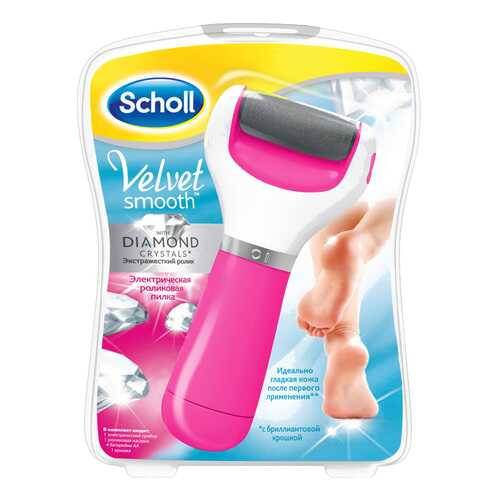 Электрическая роликовая пилка Scholl Velvet Smooth Pink в Техношок