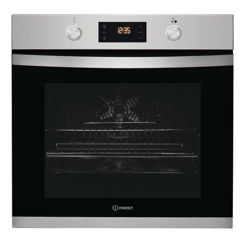 Встраиваемый электрический духовой шкаф Indesit IFW 3844 JP IX Silver/Black в Техношок