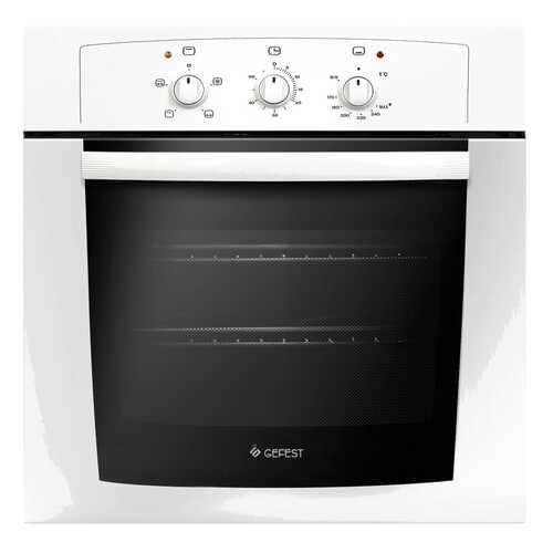 Встраиваемый газовый духовой шкаф GEFEST ДГЭ 601-01 White/Black в Техношок