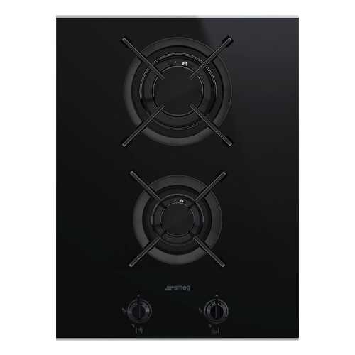 Встраиваемая газовая панель Smeg PV632CNX Black в Техношок