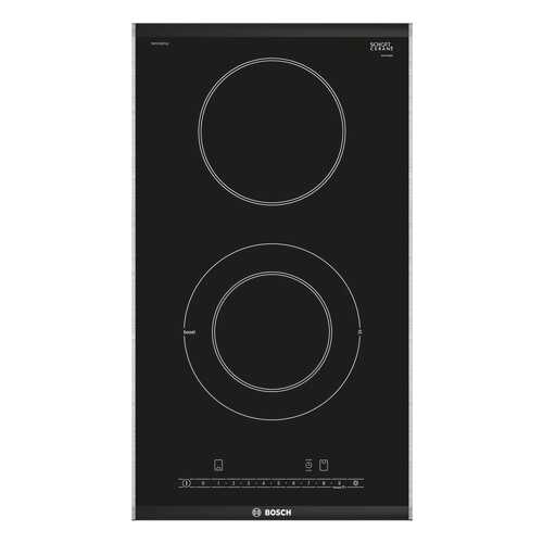 Встраиваемая варочная панель электрическая Bosch PKF375FP1E Black в Техношок