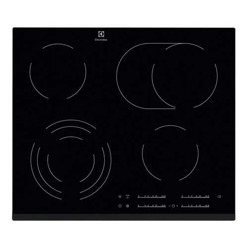 Встраиваемая варочная панель электрическая Electrolux EHF56547FK Black в Техношок