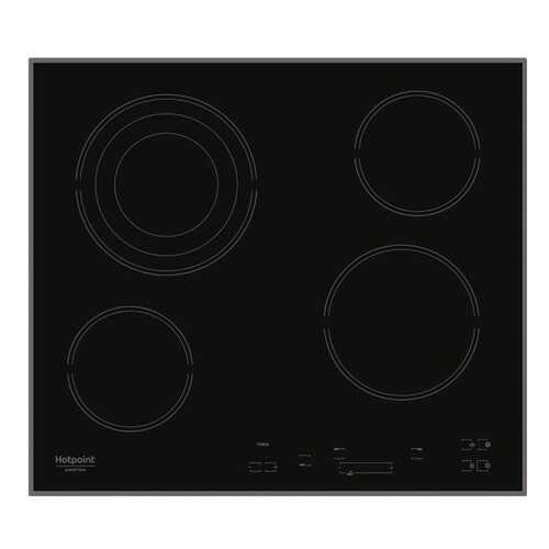 Встраиваемая варочная панель электрическая Hotpoint-Ariston HAR 643 T A Black в Техношок