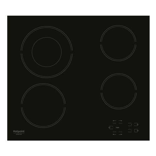 Встраиваемая варочная панель электрическая Hotpoint-Ariston HR 622 C Black в Техношок