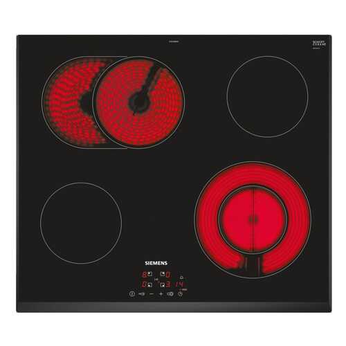 Встраиваемая варочная панель электрическая Siemens ET651BNB1E Black в Техношок