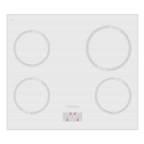 Встраиваемая варочная панель индукционная Zigmund & Shtain CIS 299.60 WX White в Техношок